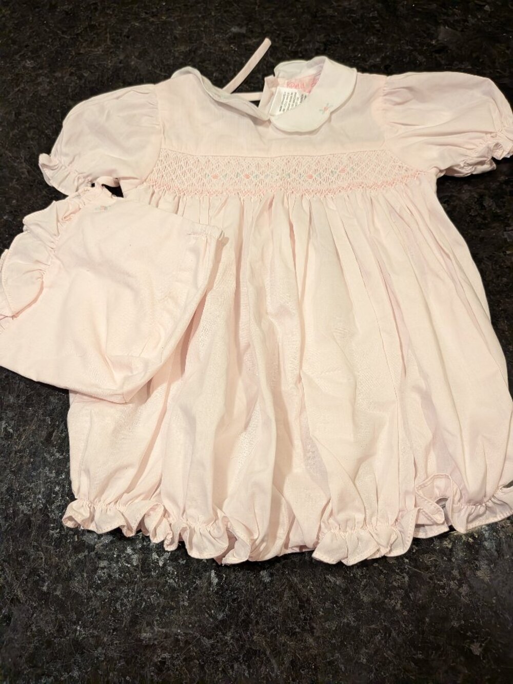 Smocked Bubble with Hat